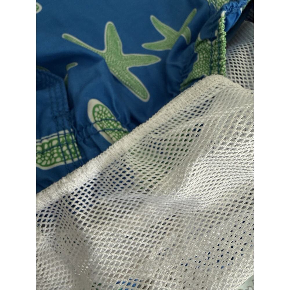 Kanu Surf Boys Blue Starfish Board Shorts Swim Trunks Tie Waist Pockets Size 5/6 - Picture 7 of 7